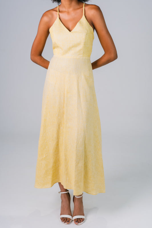 Vestido Adra - Color Amarillo - Giustiv