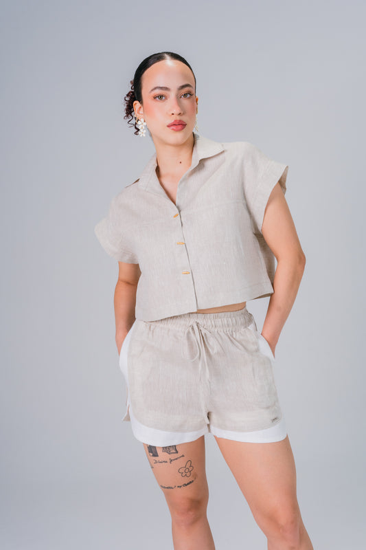 Blusa Chaleco - Color Arena - Giustiv