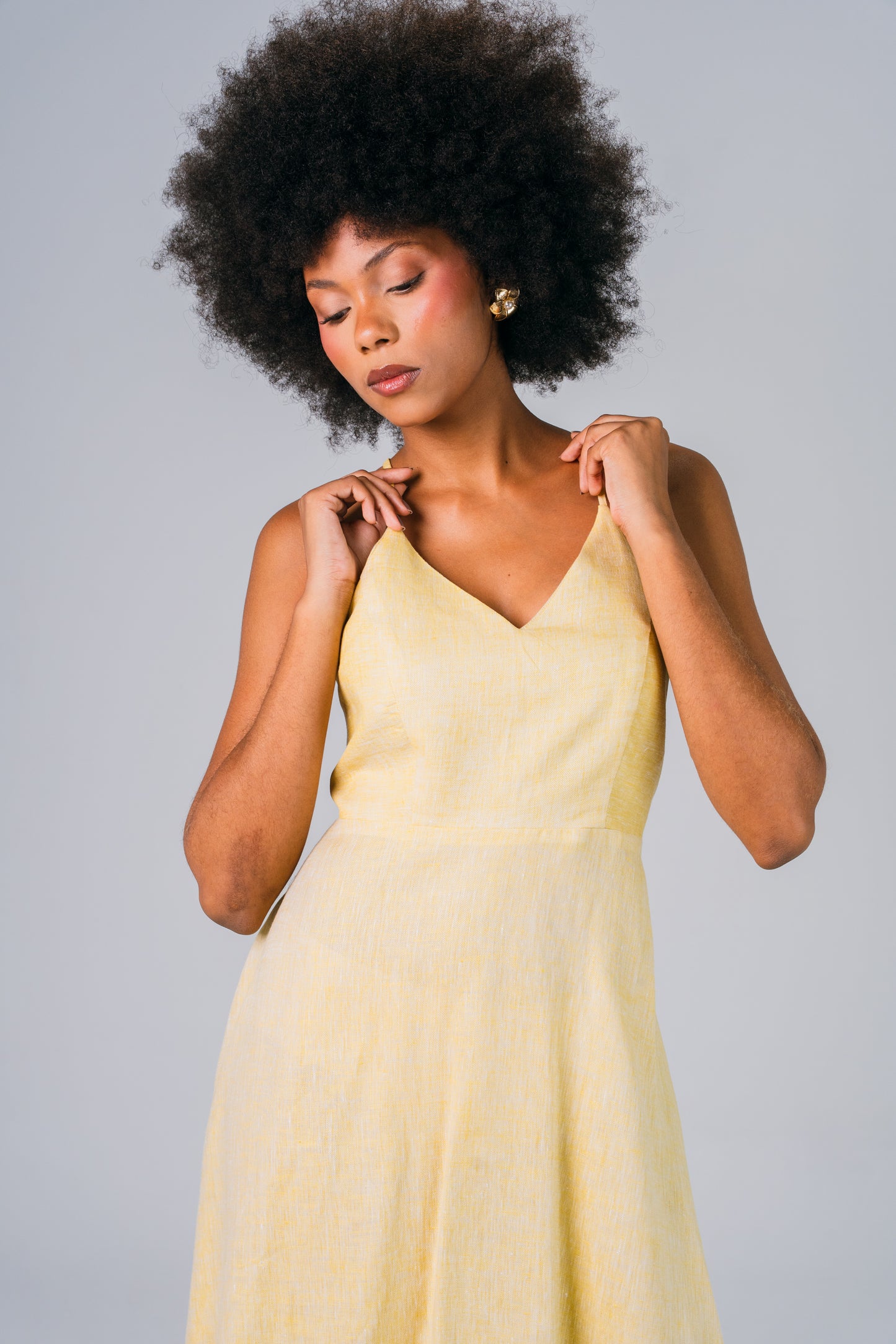 Vestido Adra - Color Amarillo - Giustiv