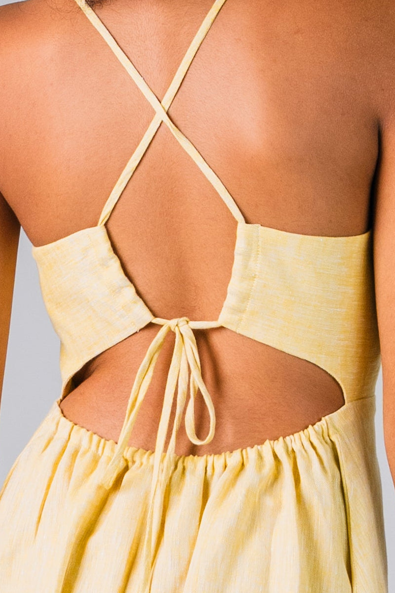 Vestido Adra - Color Amarillo - Giustiv