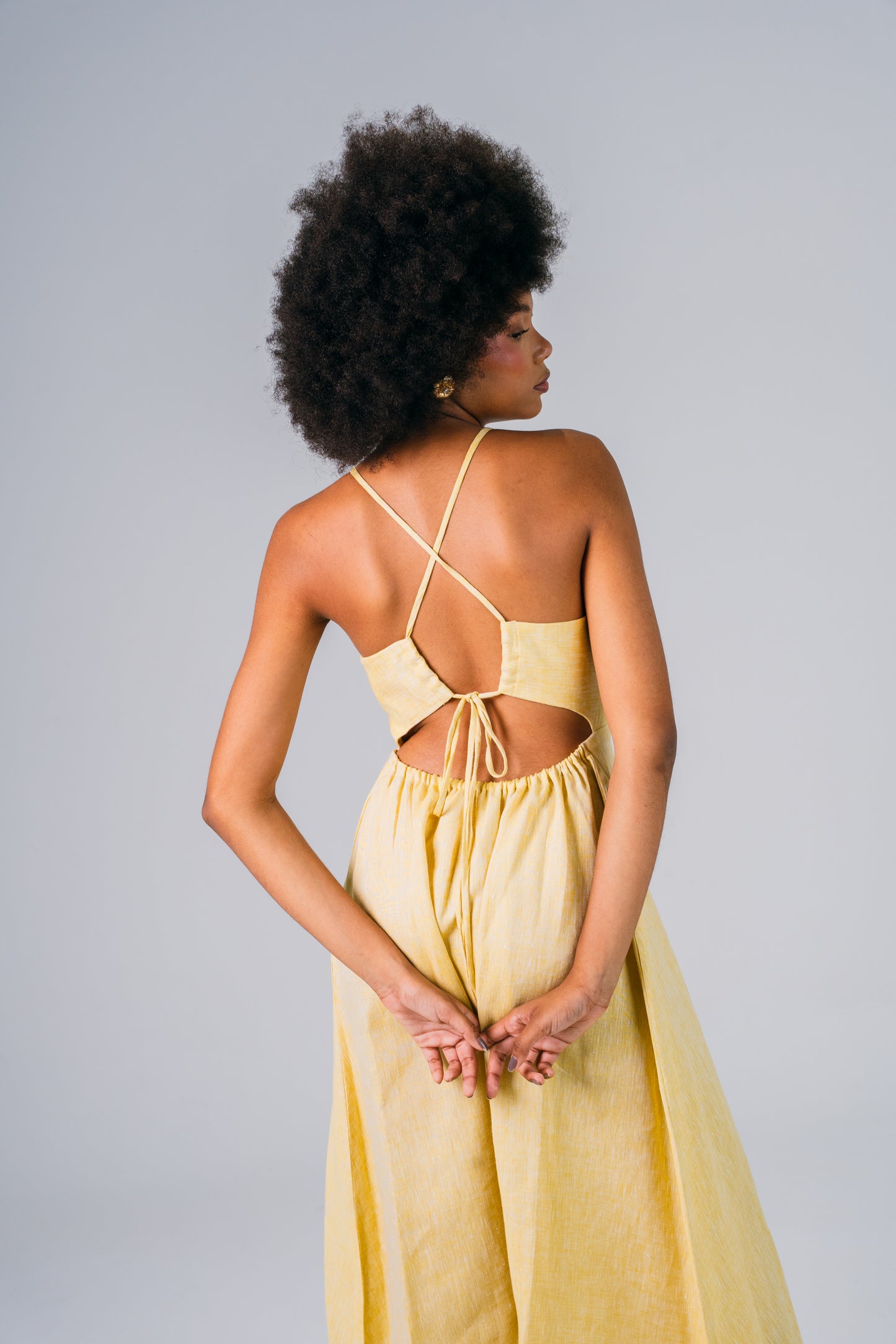 Vestido Adra - Color Amarillo - Giustiv