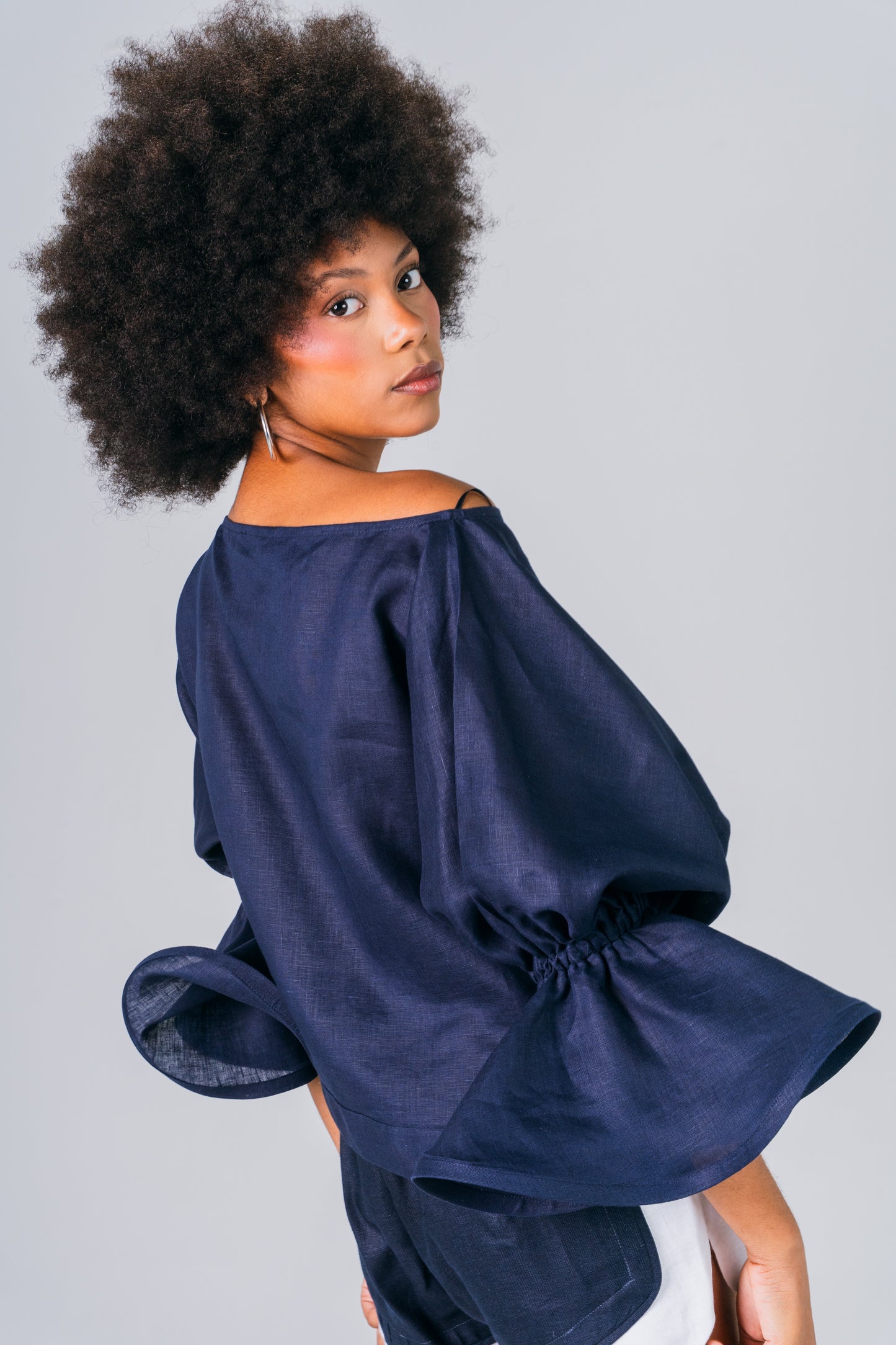 Blusa Boleros - Azul Marino - Giustiv