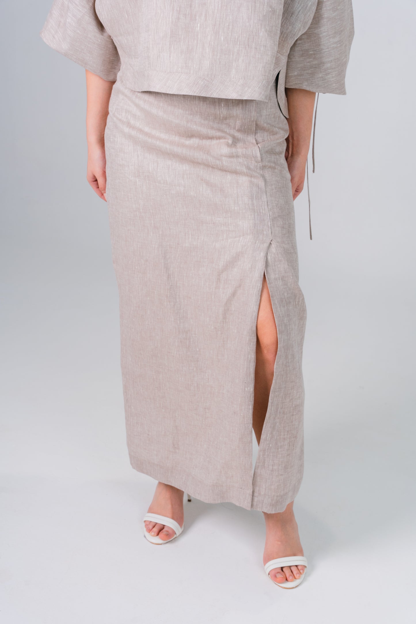 Falda Francesa color Avena - Giustiv