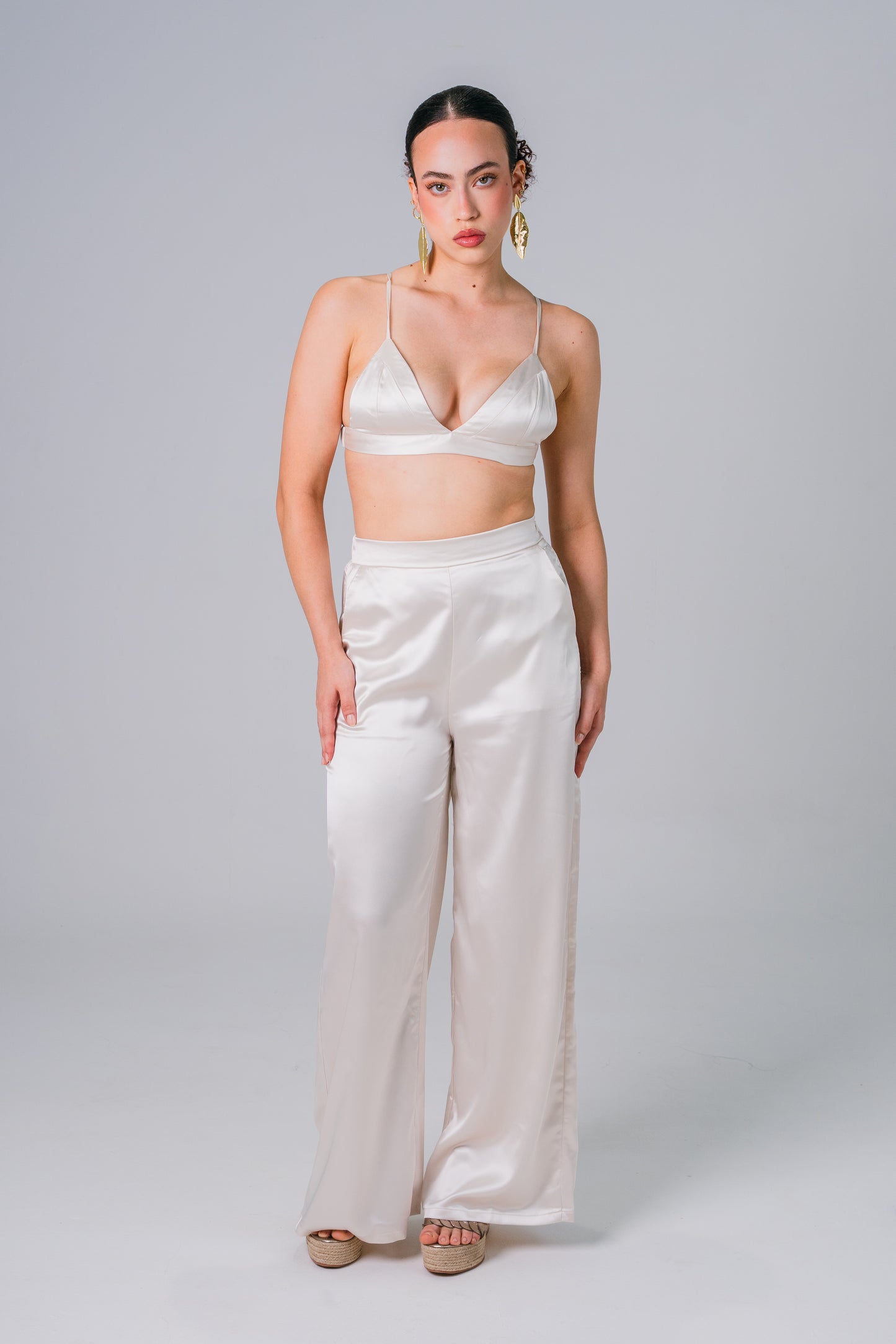 Set de Pantalon y Top de Seda - Giustiv