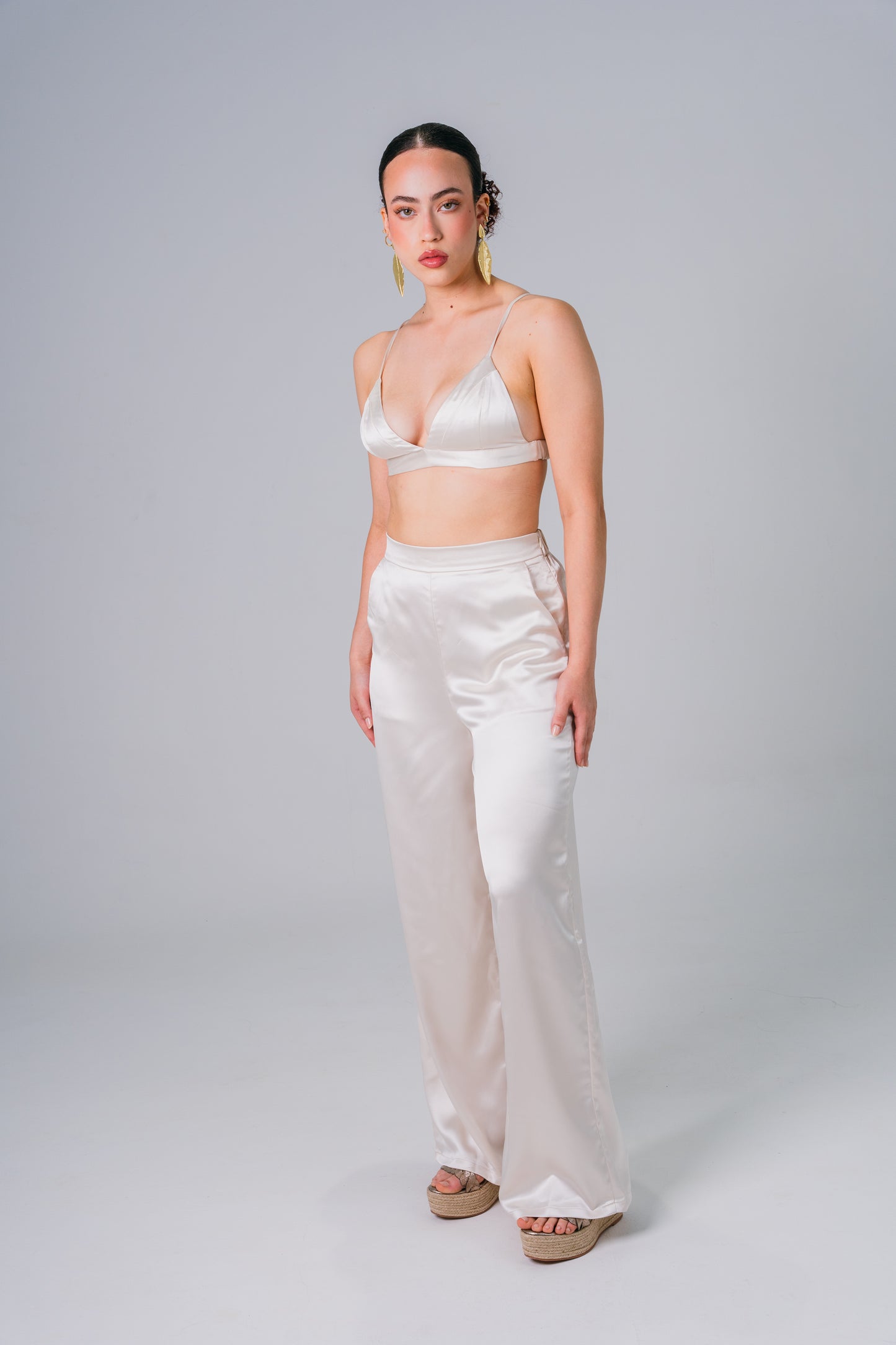 Set de Pantalon y Top de Seda - Giustiv