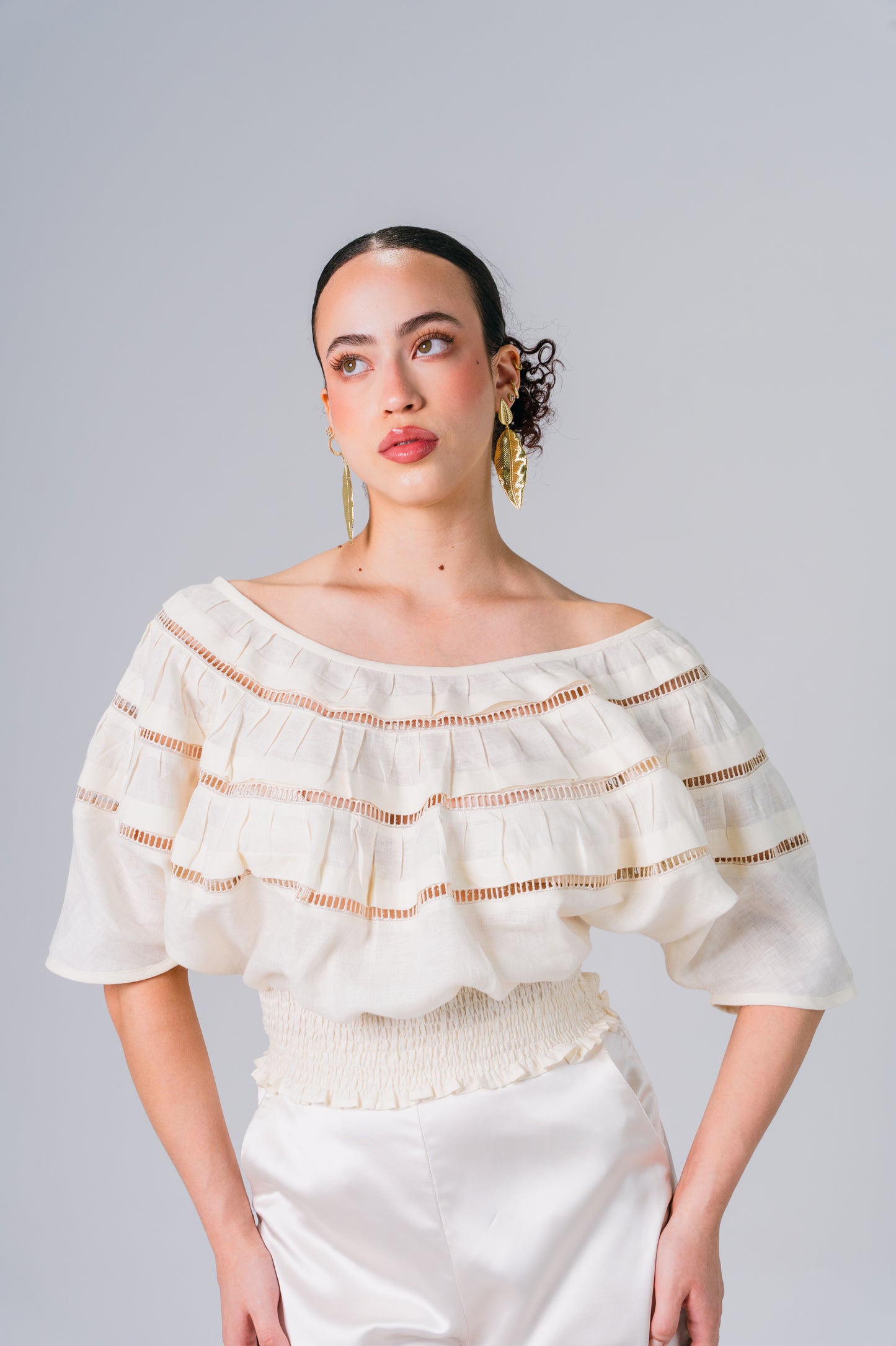 Blusa Lino Española - Giustiv