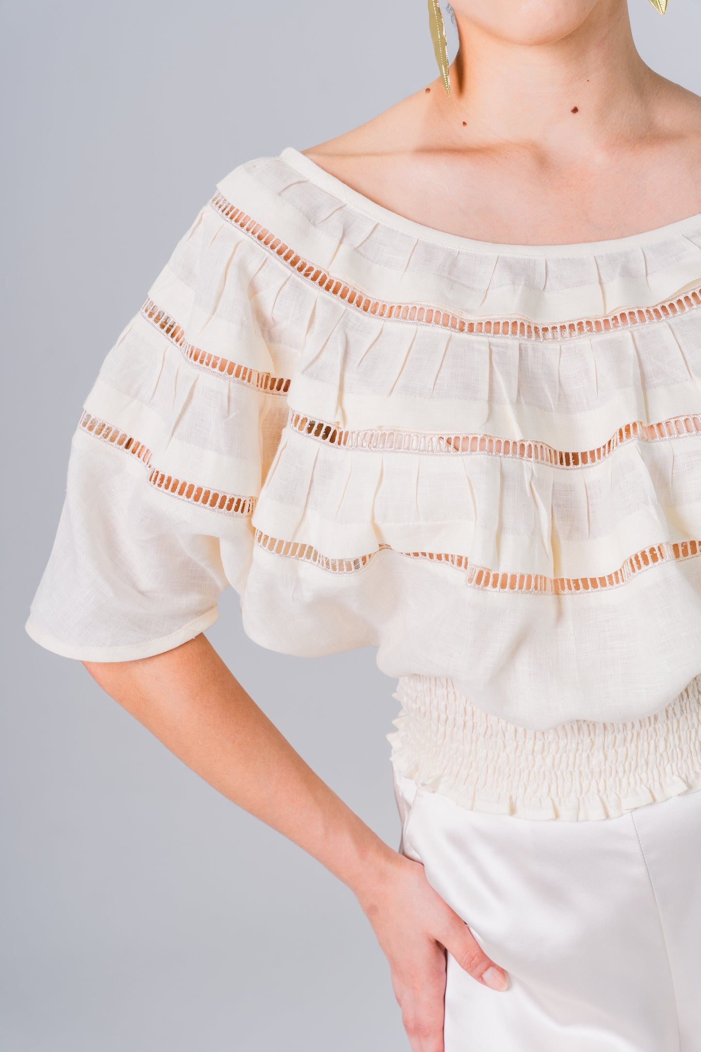 Blusa Lino Española - Giustiv