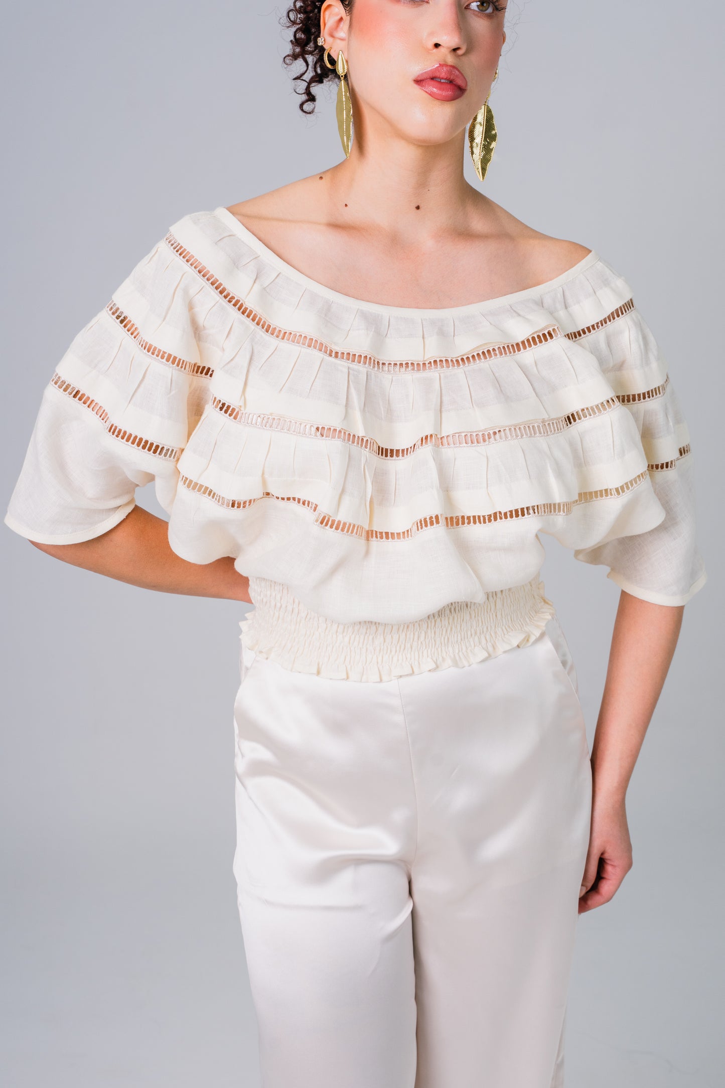 Blusa Lino Española - Giustiv